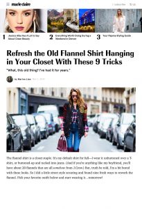 9 Flannel Shirt Outfits for Women - How to Wear a Flannel Shirt - marieclaire.com - 2019 11 01 - Alexandra Lapp - found on https://www.marieclaire.com/fashion/g22798875/flannel-outfits/