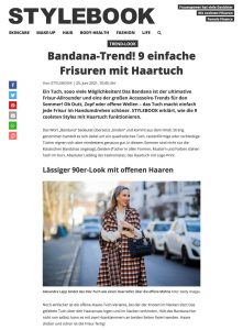 Bandana Trend - 9 einfache Frisuren mit Haartuch - STYLEBOOK - stylebook.de - 2021 06 25 - Alexandra Lapp - found on https://www.stylebook.de/hair/trends-hair/bandana-frisuren-check