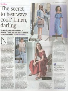 The Times Magazine - 2019 07 03 - Page 6 - The secret to heatwave cool linen darling - Alexandra Lapp
