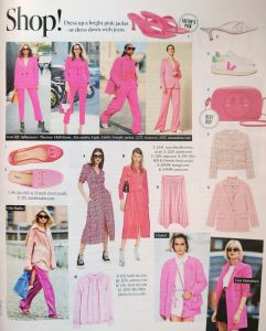 The Times Magazine - 2021 04 - Shop! Dress up a bright pink jacket - Alexandra Lapp