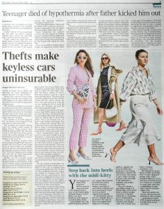 The Times Magazine - 2021 05 01 - page 27 - Step back into heels with the midi-kitty - Alexandra Lapp