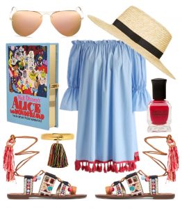 Olympia Le-Tan, Sam Edelman, Isabel Marant, Topshop, Ray Ban, Deborah Lippmann, Chicwish