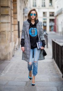 Alexandra Lapp wearing selfmade fashion, a self-made hoodie in black with a hand-painted Russian Caviar motif from Wodka Ogurez, a book clutch with 'Alice adventures in Wonderland' handmade from MD Clutch, vintage Re Done Levis, blue aviator sunglasses by Ray Ban, blue and black heels from Saint Laurent and a plaid coat from SET Fashion is seen during Paris Fashion Week Spring/Summer 2018 on September 28, 2017 in Paris, France. BILD EINBETTEN LIZENZ 1 of 10 Anson Lau is seen before the Ann Demeulemeester fashion show during Paris Fashion week Womenswear SS18 on September 28, 2017 in Paris, France. Anson Lau is seen before the Ann Demeulemeester fashion show during Paris Fashion week Womenswear SS18 on September 28, 2017 in Paris, France. BILD EINBETTEN LIZENZ 2 of 10 Model Cindy Bruna wearing denim jeans, ankle boots, blazer and white tshirt is seen after the Balmain fashion show during Paris Fashion week Womenswear SS18 on September 28, 2017 in Paris, France. Model Cindy Bruna wearing denim jeans, ankle boots, blazer and white tshirt is seen after the Balmain fashion show during Paris Fashion week Womenswear SS18 on September 28, 2017 in Paris, France. BILD EINBETTEN LIZENZ 3 of 10 Model Cindy Bruna wearing denim jeans, ankle boots, blazer and white tshirt is seen after the Balmain fashion show during Paris Fashion week Womenswear SS18 on September 28, 2017 in Paris, France. Model Cindy Bruna wearing denim jeans, ankle boots, blazer and white tshirt is seen after the Balmain fashion show during Paris Fashion week Womenswear SS18 on September 28, 2017 in Paris, France. BILD EINBETTEN LIZENZ 4 of 10 Irene Kim is seen before the Balmain fashion show during Paris Fashion week Womenswear SS18 on September 28, 2017 in Paris, France. Irene Kim is seen before the Balmain fashion show during Paris Fashion week Womenswear SS18 on September 28, 2017 in Paris, France. BILD EINBETTEN LIZENZ 5 of 10 Dani Alves is seen after the Balmain fashion show during Paris Fashion week Womenswear SS18 on September 28, 2017 in Paris, France. Dani Alves is seen after the Balmain fashion show during Paris Fashion week Womenswear SS18 on September 28, 2017 in Paris, France. BILD EINBETTEN LIZENZ 6 of 10 Model Sara Sampaio is seen after the Balmain fashion show during Paris Fashion week Womenswear SS18 on September 28, 2017 in Paris, France. Model Sara Sampaio is seen after the Balmain fashion show during Paris Fashion week Womenswear SS18 on September 28, 2017 in Paris, France. BILD EINBETTEN LIZENZ 7 of 10 Caroline Daur is seen before the Balmain fashion show during Paris Fashion week Womenswear SS18 on September 28, 2017 in Paris, France. Caroline Daur is seen before the Balmain fashion show during Paris Fashion week Womenswear SS18 on September 28, 2017 in Paris, France. BILD EINBETTEN LIZENZ 8 of 10 Model Soo Joo Park is seen after the Balmain fashion show during Paris Fashion week Womenswear SS18 on September 28, 2017 in Paris, France. Model Soo Joo Park is seen after the Balmain fashion show during Paris Fashion week Womenswear SS18 on September 28, 2017 in Paris, France.