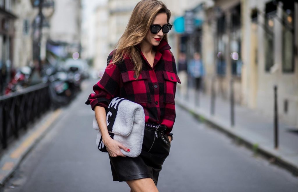 PLAID SHIRT | LEATHER SKIRT - Blog - Alexandra Lapp