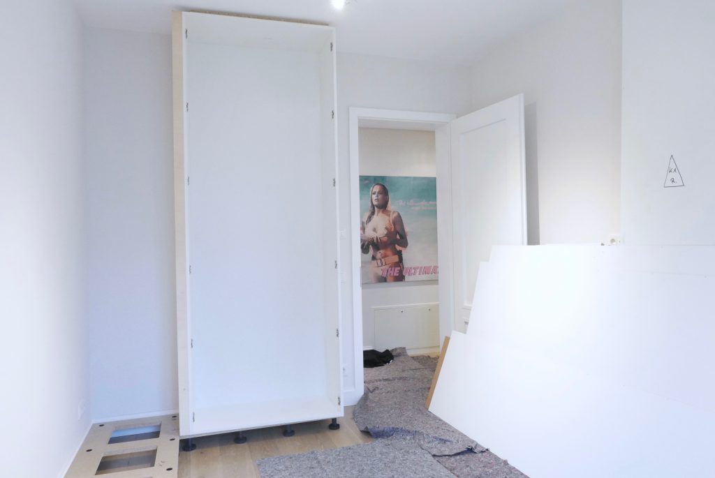 Model and Blogger Alexandra Lapp building her dream closet with More Interior.