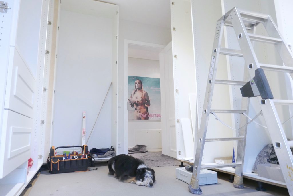 Model and Blogger Alexandra Lapp building her dream closet with More Interior.