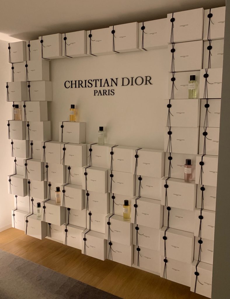 Alexandra Lapp at the Maison Christian Dior Christmas Dinner in Paris on November 28, 2018 in Paris, France.