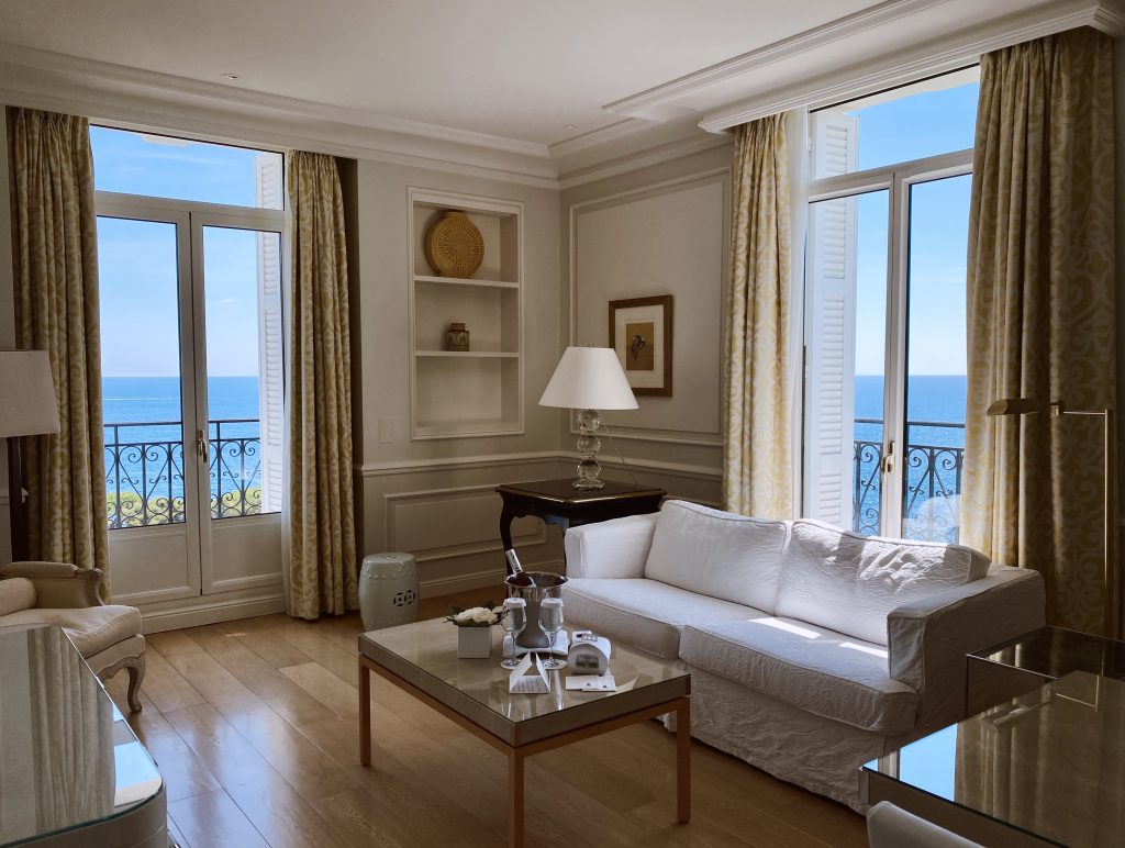 Alexandra Lapp enjoys her summer vacation at the Grand-Hotel du Cap-Ferrat at the Côtes d’Azur.